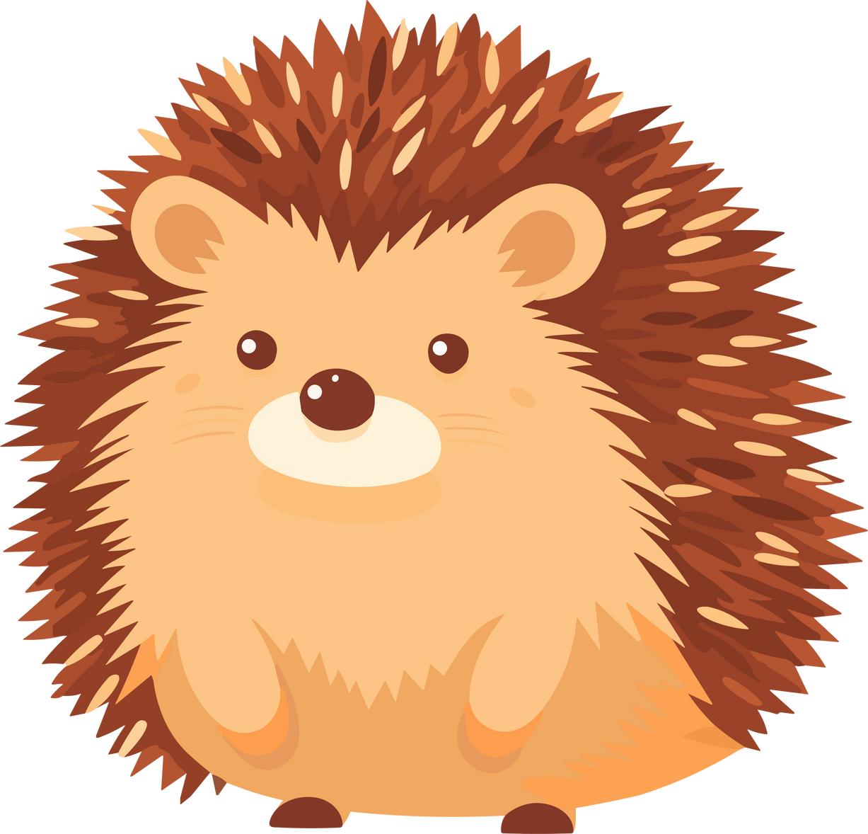 Cute Hedgehog Illustration